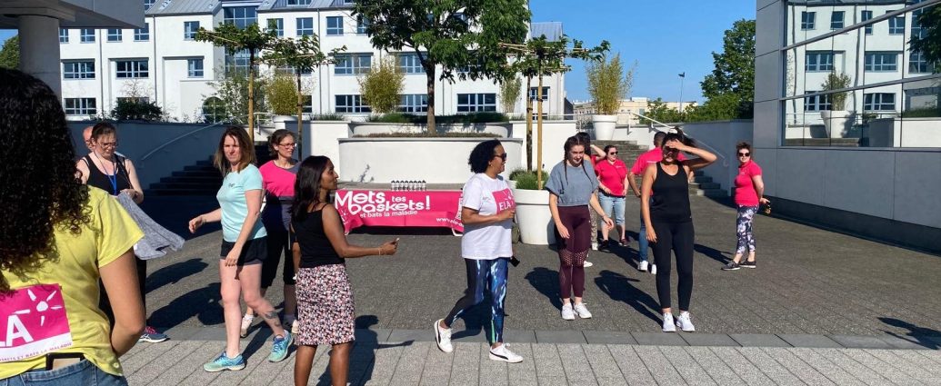 Participants à la journée de solidarité du zoning de Capellen pour ELA, juin 2023