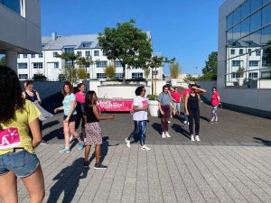 Participants à la journée de solidarité du zoning de Capellen pour ELA, juin 2023