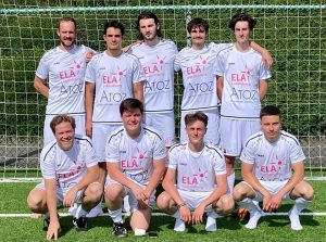 L'équipe ELA au tournoi de football du Swift Hesperange, en mai 2023